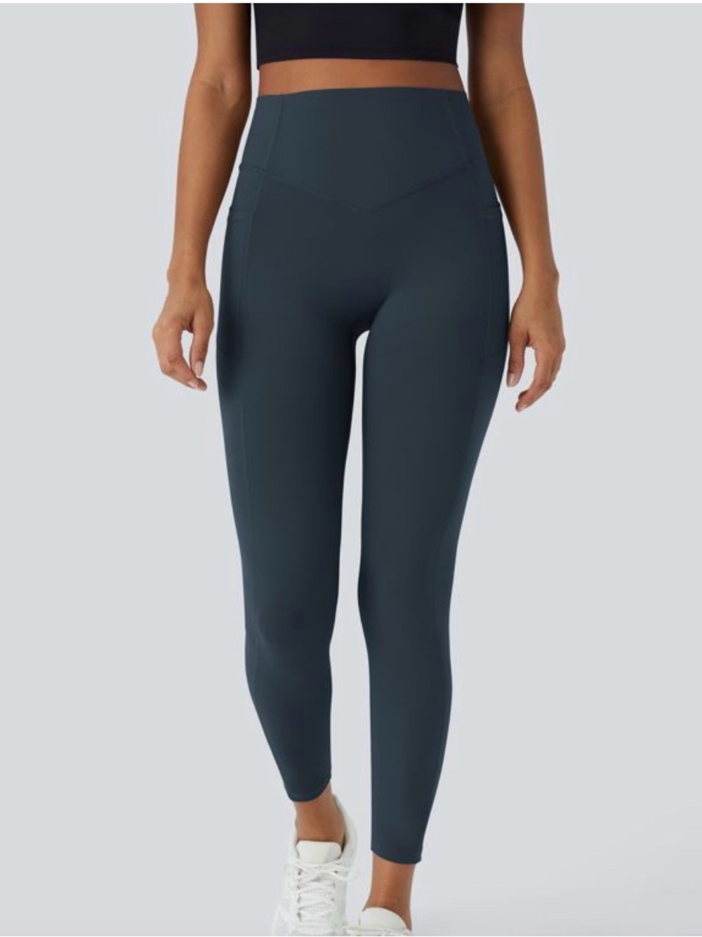 HALARA High-Waist Leggings in Deep Teal